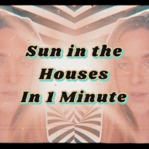 Sun in the Houses in Astrology in Under a Minute ✨☀️ #short