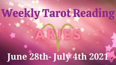ARIES Weekly Tarot 28th June 2021 |“BALANCING the INNER and OUTER!”| #Aries​ #July ​#Tarot