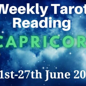 CAPRICORN Weekly Tarot 21st JUNE 2021 |“BEGINNINGS and REUNIONS!”| #Capricorn#June #Tarot