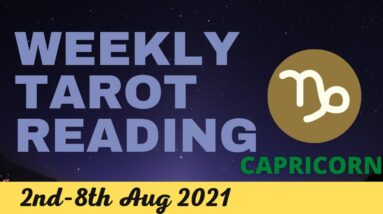 CAPRICORN ♑️Weekly Tarot 2nd August 2021| “A CHANGE in DIRECTION!”| #Capricorn#August#Tarot