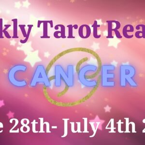 CANCER Weekly Tarot 28th June 2021 |“Getting hold of YOUR CHOICES”| #Cancer#July#Tarot