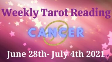 CANCER Weekly Tarot 28th June 2021 |“Getting hold of YOUR CHOICES”| #Cancer#July#Tarot
