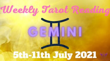 GEMINI Weekly Tarot 5th July 2021  |“SLEEPLESS and ADVANCING!”| #Gemini #July#Tarot