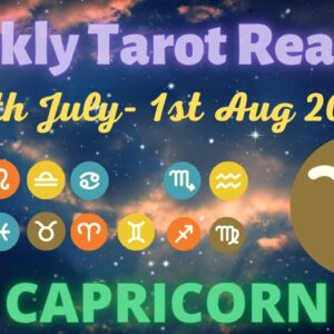 ♑️ CAPRICORN Weekly Tarot 26th July 2021 |“You KNOW HOW YOU DO!”| #Capricorn#July#Tarot