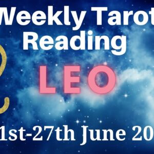 LEO Weekly Tarot 21st June 2021 |“It’s looking A LITTLE STORMY!”| #Leo​ #June #Tarot