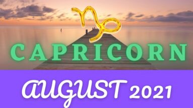 CAPRICORN ♑️ August Tarot Reading |“MINDING your THOUGHTS and WORDS!”| #Capricorn #August #Tarot