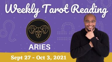 ARIES ♈️ Weekly Tarot 27th September 2021 |“ITKS ROUND 2!”| #Aries​ #September​#Tarot