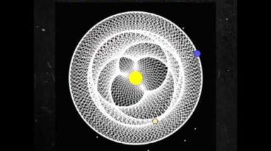 Dance of #Venus and #Earth around the #Sun - #venus #venusstar #venuspentagram #shorts #evolution