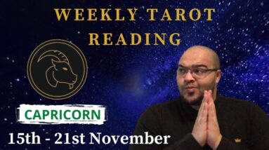 CAPRICORN Weekly Tarot ♑️15th - 21st November | “A WISH COMES GOOD!” #CapricornTarot