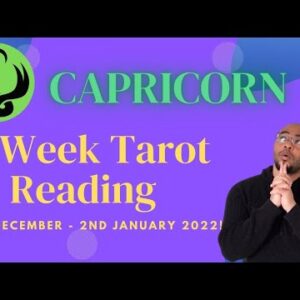 ♑️CAPRICORN 20th Dec 2021 - 2nd January 2022! | “RELEASING MARTYRDOM?!” | #Capricorn #Tarot