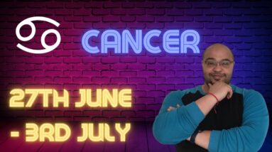 ♋️ CANCER tarot reading 27th June - 3rd July 2022 |“A LOUD HAPPY BIRTHDAY!”| #ReydinatCancer