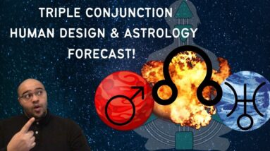 TRIPLE CONJUNCTION 🚨 Mars, Uranus & North Node come together in ♉️ #HumanDesign #Reydiantreality