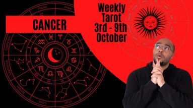 ♋️ CANCER weekly tarot reading 3rd - 9th October 2022 |“A MINUTE to RECONSIDER?!”| #ReydiantCancer