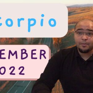 ♏️ SCORPIO NOVEMBER 2022 |"GIVE YOURSELF A BREAK!"| #NovemberTarot #ReydiantScorpio