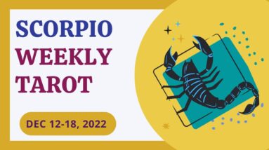 SCORPIO WEEKLY TAROT ♏️ THATS A LOT OF EARTH! #reydiantscorpio