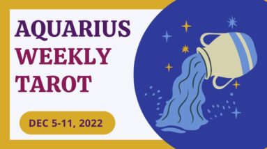 AQUARIUS WEEKLY TAROT ♒️ IF IT COMES AROUND NOW, ACT! #reydiantaquarius
