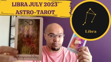 LIBRA JULY 2023 ♎️ ASTRO-TAROT | WHEN LETTING GO CREATES SPACE! | #Reydiantreality