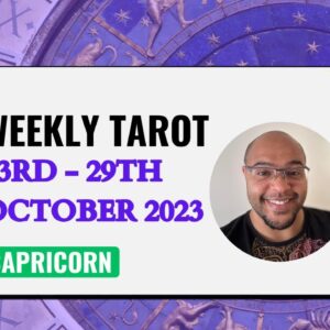 CAPRICORN Weekly Tarot ♑️ | #capricorntarot #capricornweekly