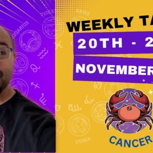 CANCER Weekly Tarot ♋️ | #cancertarot  #cancerweekly