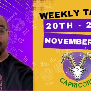 CAPRICORN Weekly Tarot ♑️ | #capricorntarot #capricornweekly