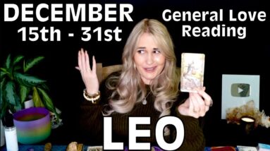 LEO: “THEY’RE ABOUT TO DO SOMETHING DESPERATE TO GET YOU BACK LEO!!”