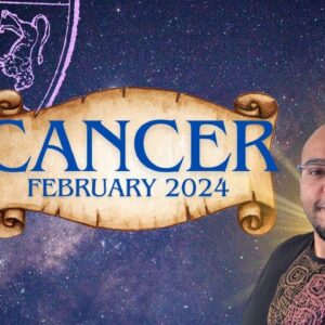 CANCER February Astro-Tarot ♋️ - 8th HOUSE TINGZ! #cancertarot #cancerastrology