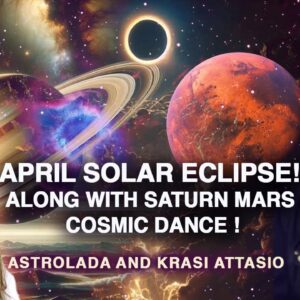 April 2024: Planetary Way (Saturn-Mars) + Big Solar Eclipse! Babylonian Astrology. All 12 Signs