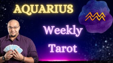 AQUARIUS WEEKLY TAROT ♒️ “The path of your decisions leads to AWAKENING!”  #reydiantweekly