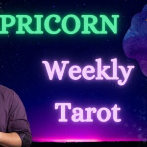 CAPRICORN WEEKLY TAROT ♑️ “Demonstrating your mastery!”  #reydiantweekly