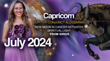 CAPRICORN: MAGIC SPARK Connections! New Moon & Sirius Open Your Heart (July 2024)