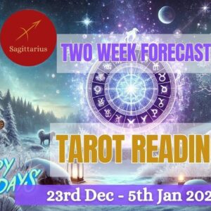 SAGITTARIUS 2 WEEK Forecast - Happy Holidays, Sagittarius! ♐️❄️😇