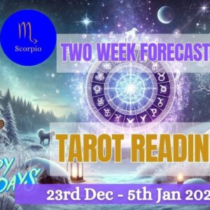 SCORPIO 2 WEEK Forecast - Happy Holidays Scorpio! ♏️❄️😇