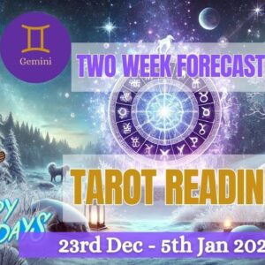 GEMINI 2 WEEK Forecast - Happy Holidays Gemini! ♊️❄️😇