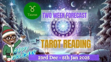 TAURUS 2 WEEK Forecast - Happy Holidays Taurus! ♉️❄️😇