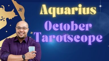 Aquarius October Tarot ♒️ | SURRENDER is the BEST MEDICINE Aquarius! #redyaintreality