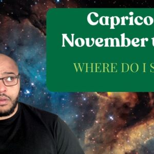 Capricorn November Tarot ♑️ | Get these CONTRACTS #reydiantreality