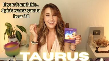 TAURUS 🪽: This Is The LAST STEP Taurus — You’re Being Aligned For A Miracle!