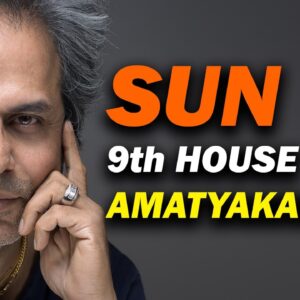 Sun in the 9th house as Amatyakaraka