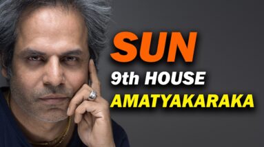 Sun in the 9th house as Amatyakaraka