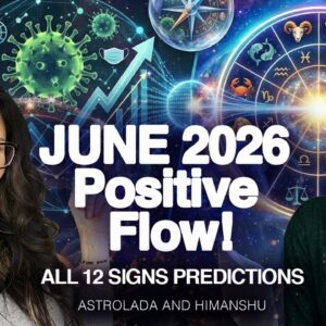 Positive News: June 2026 Horoscopes for All 12 Signs by Himanshu and AstroLada. Timestamps.
