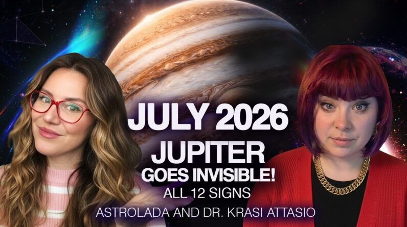 Jupiter Disappears! All 12 Signs: July 2026 Sidereal Astrology Horoscopes by Krasi.