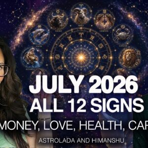 Money, Love, Health, Career - July 2026 Horoscopes - All 12 Signs by Himanshu. Timestamps.